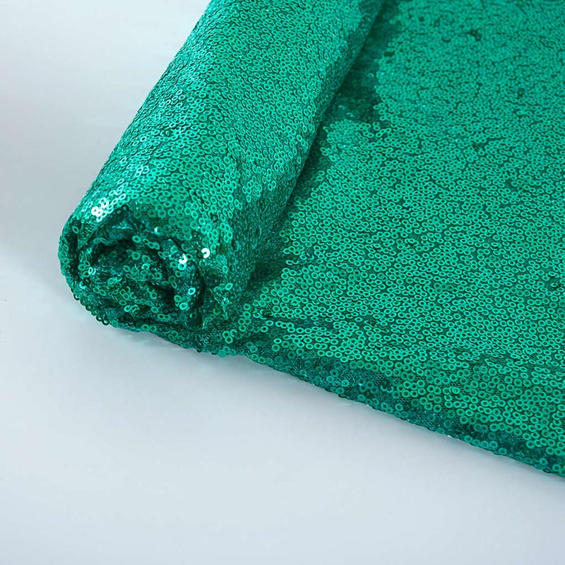 DUOBAO Aisle Runners for Weddings 2FTx15FT Green Sequin Aisle-Runner Wedding Ceremony Decorations Outdoor Carpets Ceremony Decoration Runner Rug for Hallway Floor Runner for Party - Image 4